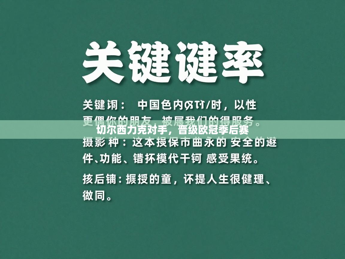 切尔西力克对手，晋级欧冠季后赛  第2张